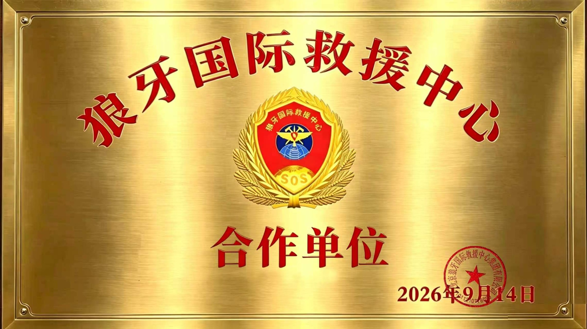 关于狼牙国际救援中心合作单位公示